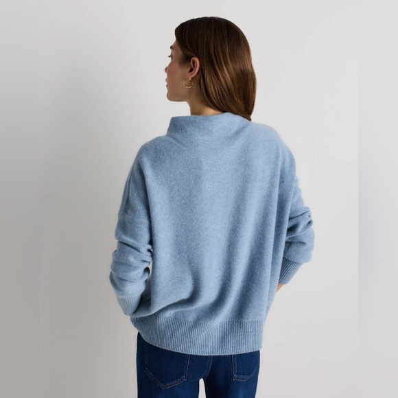 NWOT Quince Mongolian Cashmere Funnel Neck Sweater - Picture 7 of 7